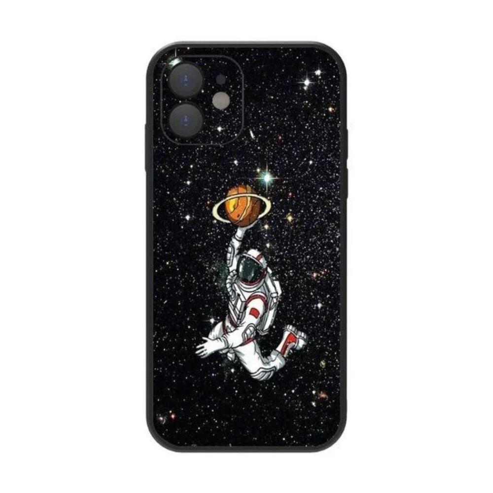 case for Apple iPhone 11 Pro Case basketball NEW space NASA astronaut stars